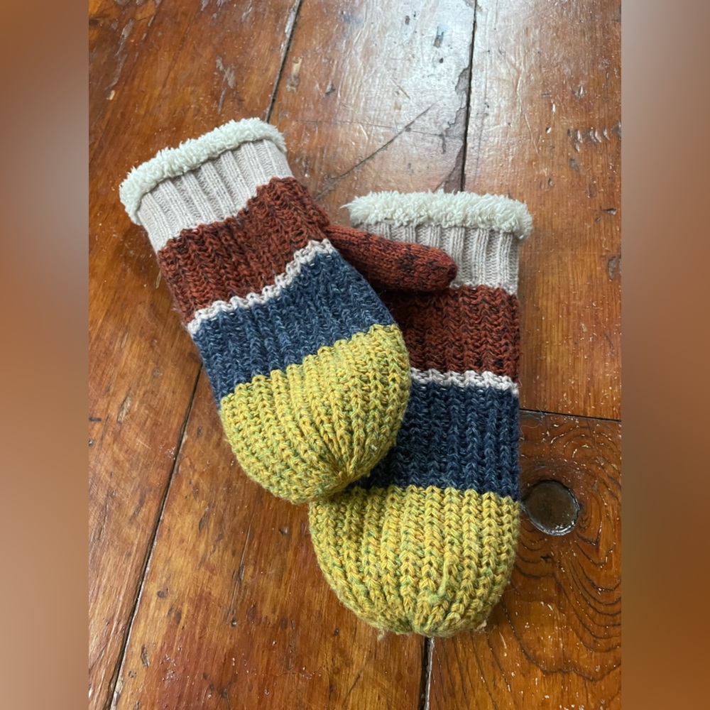 Colorful Knit Mittens